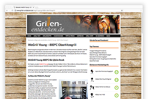 Grillar kött, kyckling, fisk. wegrill sweden
